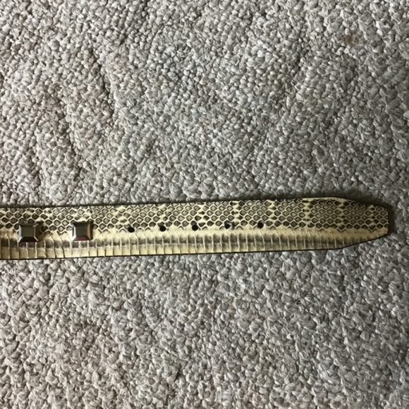 Michael Kors Belt, size is 40” long”, snake print with studs - Picture 5 of 8